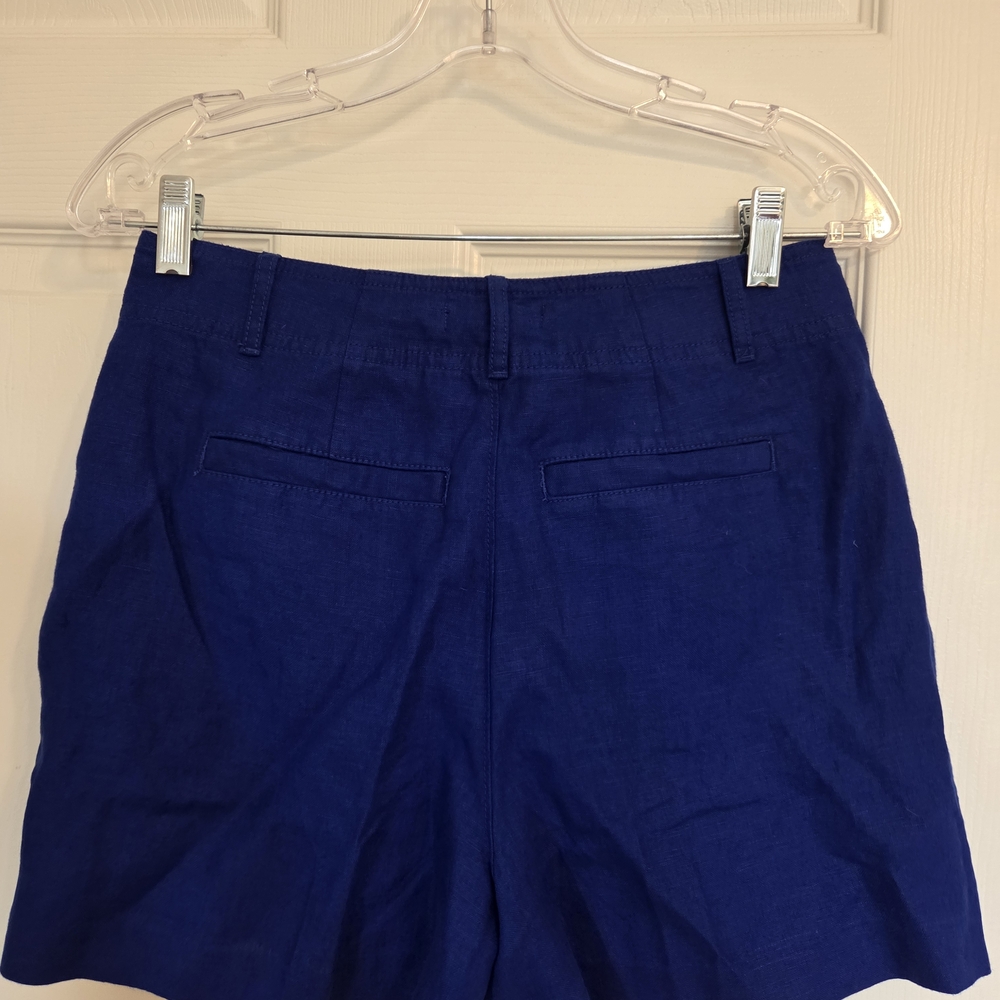 Madewell Pintucked Linen Shorts